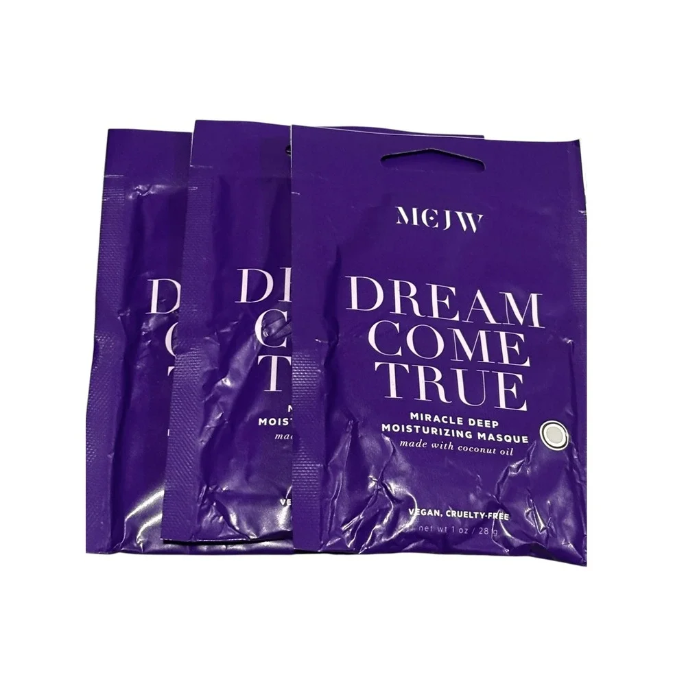 MCJW Dream Come True Miracle Deep Moisturizing Masque 3 Pack Coconut Oil 1oz